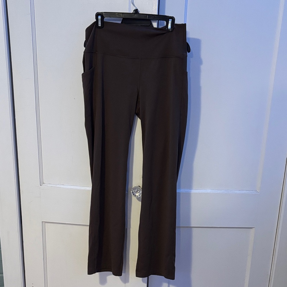 All in Motion Women's Chocolate Brown Flare Pants